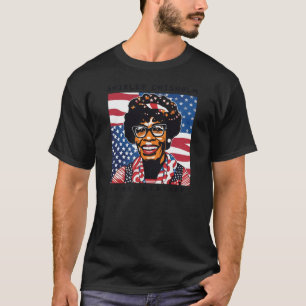 Camiseta Shirley Chisholm Black History Sticker
