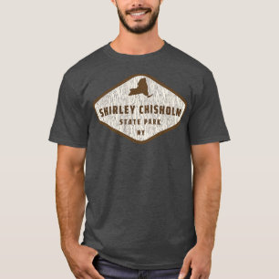 Camiseta Shirley Chisholm State Park New York Tree Log Text