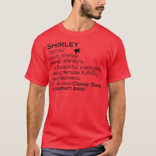 Camiseta Shirley Name Definição Shirley Nome feminino