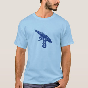 Camiseta Shirt Blue Ray Gun