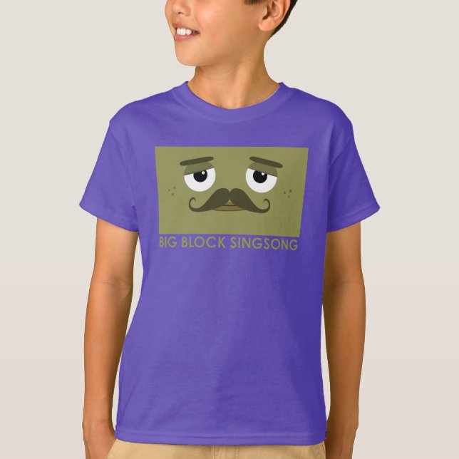 Camiseta Shirt BSS Moustachios #2 Crianças (Frente)
