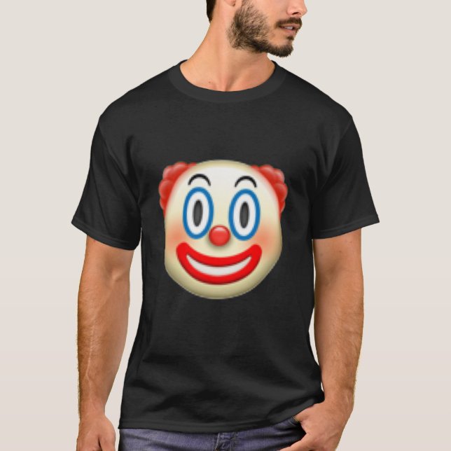 Camiseta Shirt Emoji Clássica De Palhaço (Frente)