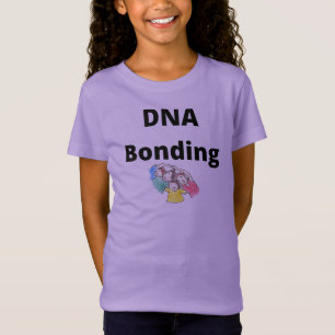 Camiseta Shirt Fine Jersey das garotas que se ligam ao DNA