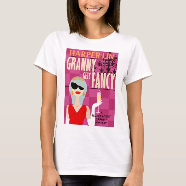 Camiseta SHIRT Granny obtém Rico pelo Cobrir do Harper Lin  (Frente)