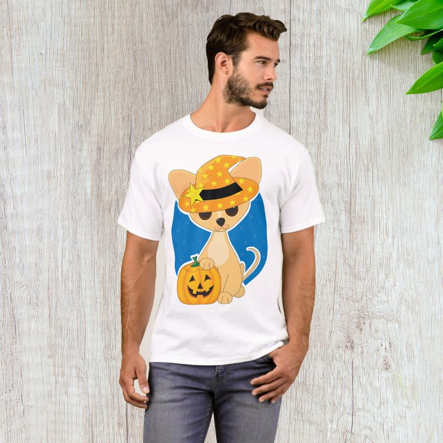 Camiseta Shirt Halloween Chihuahua Mens (Criador carregado)