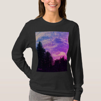 Camiseta Shirt "Ouro Sunset Pines", por All Joy Art
