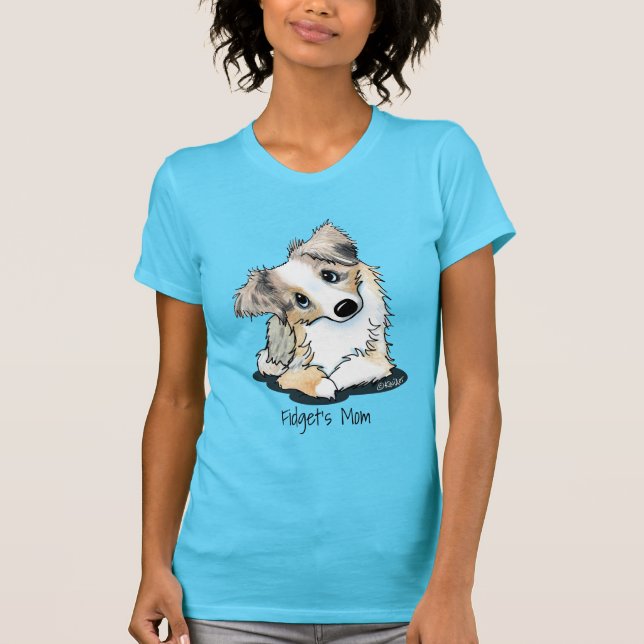Camiseta Shirt Shepherd Australiano KiniArt (Frente)