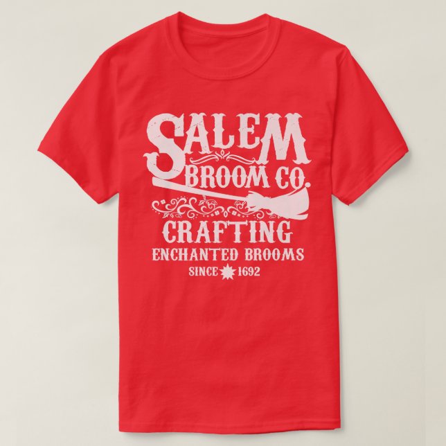 Camiseta Shirt Womens Salem Broom Company P (Frente do Design)