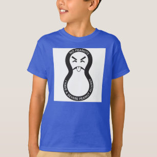 Camiseta shirtKeep Yucky dos amendoins seus miúdos seguros