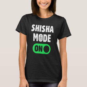 Camiseta Shisha Hookah Cigarro Shisha Modo Em Fa Estreita