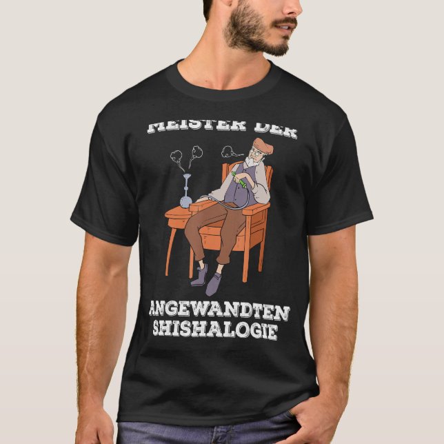 Camiseta Shisha Hookah Professora Dizendo Água Fumando (Frente)