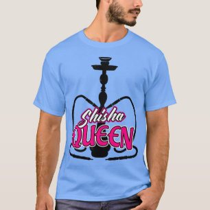 Camiseta Shisha Hookah Water Pipe Damas