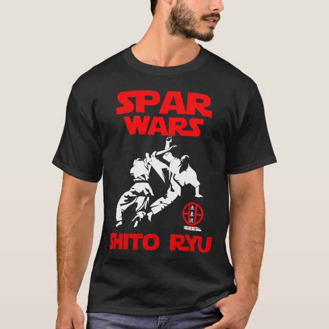 Camiseta Shito Ryu Karate Kumite Spar Wars Budo T-Shirt (Frente)