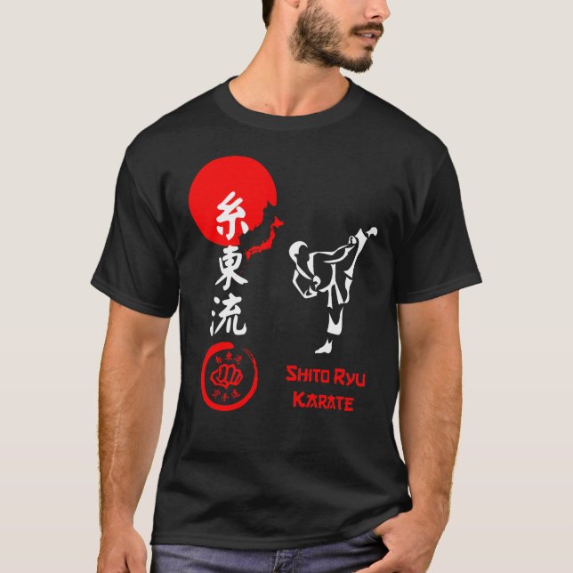 Camiseta Shito Ryu Karate Spirit - Karate T-Shirt (Frente)