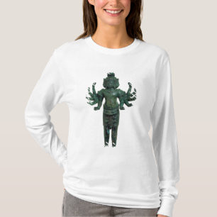 Camiseta Shiva com muitos braços e cabeças, Angkor