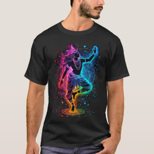 Camiseta Shiva Deus Hindu Espiritual Dança Tandava Yoga Med