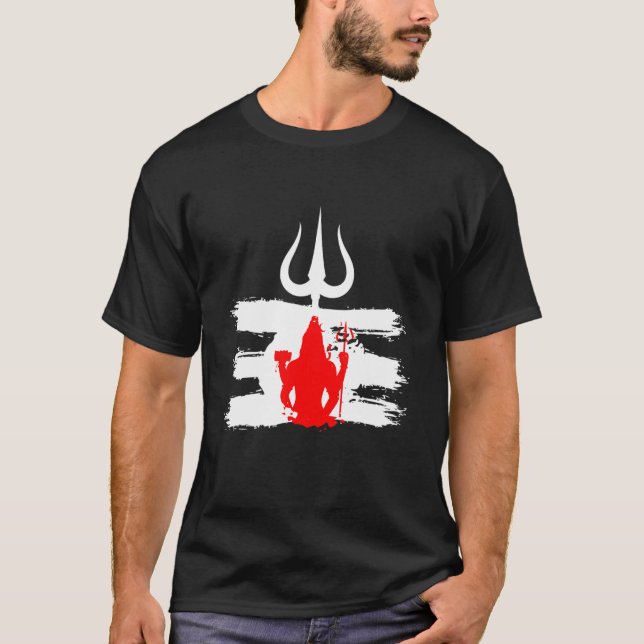 Camiseta Shiva Hindu Hinduísmo Índia Budismo Ganso (Frente)