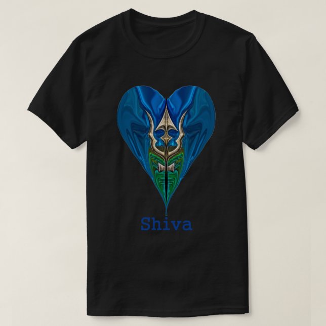 Camiseta Shiva Shakti Trishul (Frente do Design)