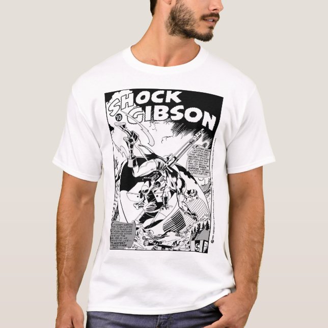 Camiseta 'SHOCK Gibson' Comic Panel T-Shirt (Frente)