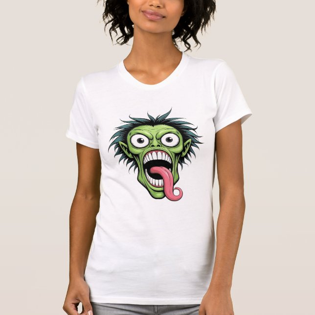 Camiseta Shock Scream Monster Halloween (Frente)