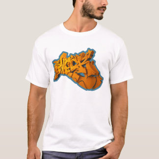 Camiseta SHOCKEAS 3D (3D-Graffiti em alpargata)