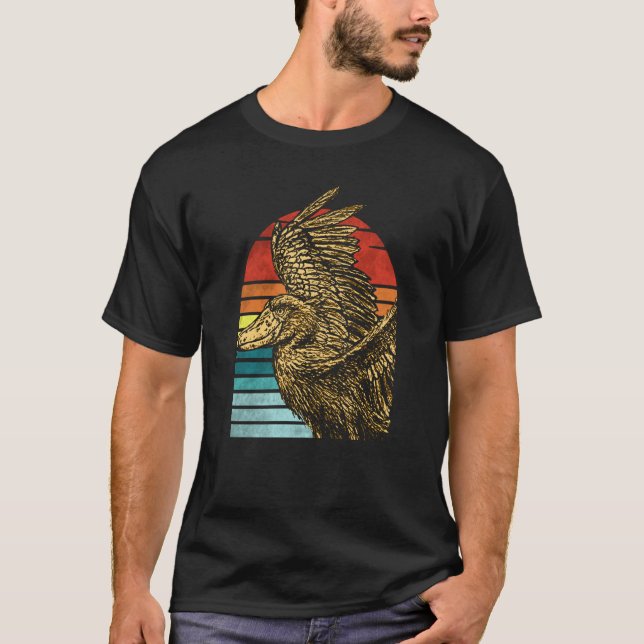 Camiseta Shoebill Bird Animal Colorful (Frente)