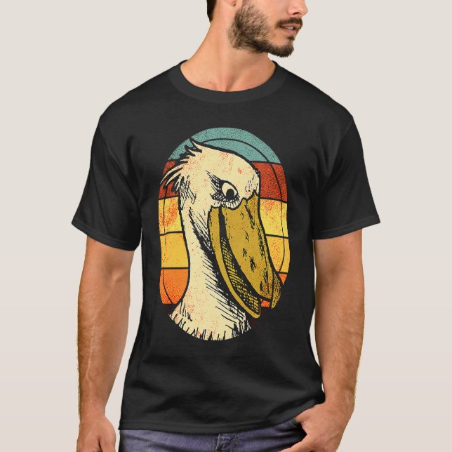Camiseta Shoebill Bird Animal Colorful  4 (Frente)