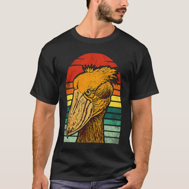 Camiseta Shoebill Bird Animal Colorful  7 (Frente)