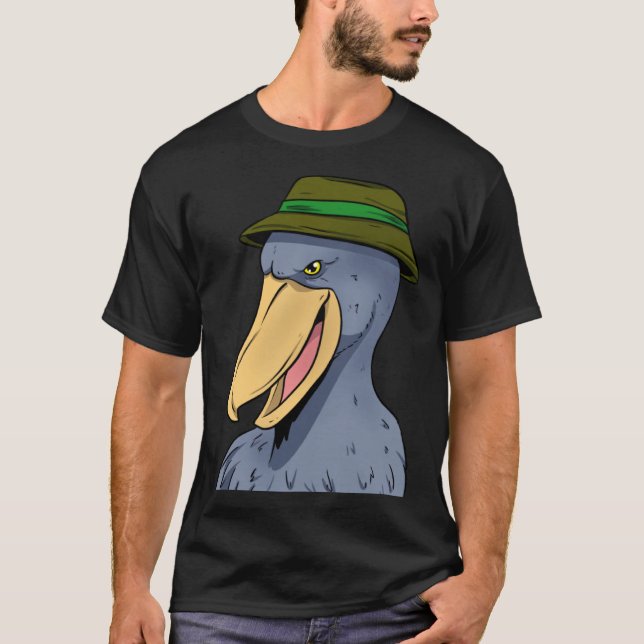 Camiseta Shoebill Bird Ornithologist Whalebill Animal Ornit (Frente)