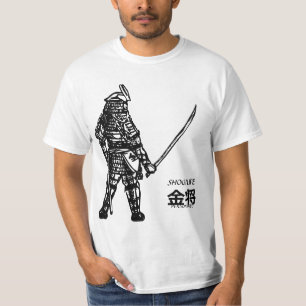 Camiseta Shogi - general Dourado (金将) como ortodoxo