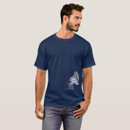 Camiseta Shoki o assassino do demónio e o t-shirt de Oni