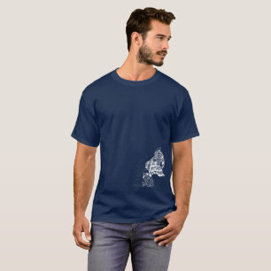 Camiseta Shoki o assassino do demónio e o t-shirt de Oni