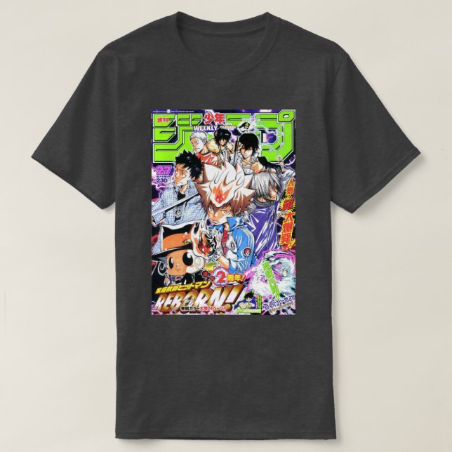 Camiseta Shonen Jump Katekyo Hitman Reborn (Frente do Design)