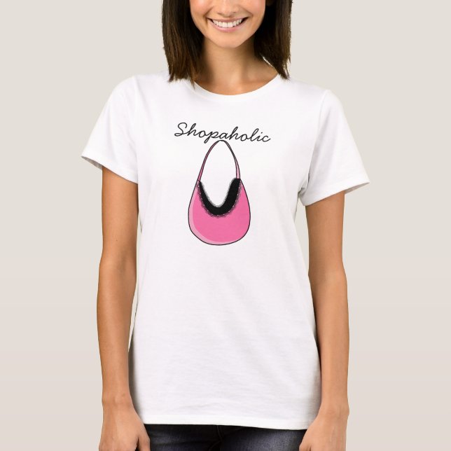 Camiseta Shopaholic (Frente)