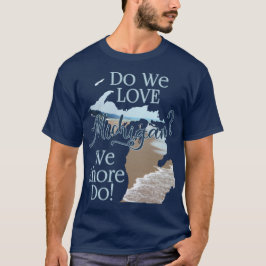 Camiseta Shore Love Michigan | Amantes do Michigan