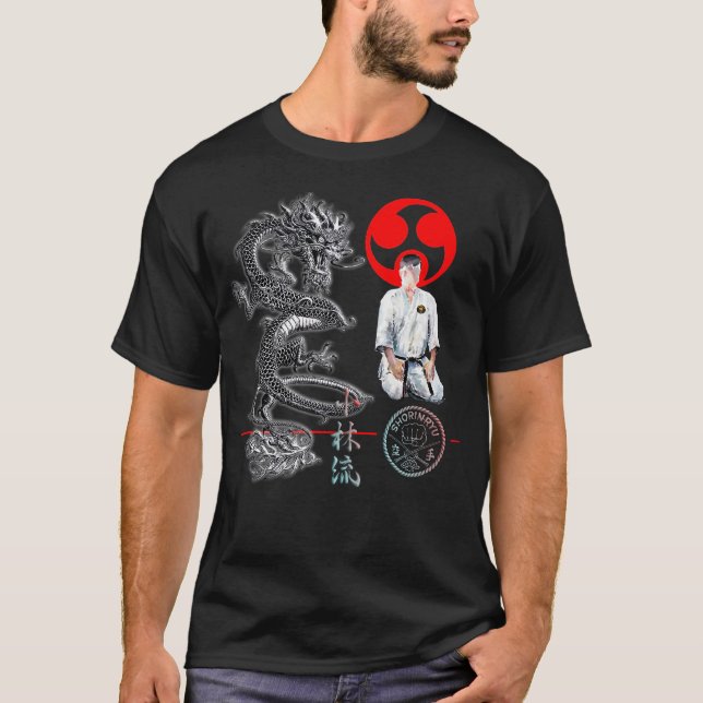 Camiseta Shorin Ryu Karate Dragon Spirit - Budo T-Shirt (Frente)
