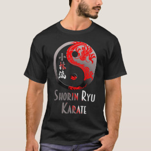Camiseta Shorin Ryu Karate Red Dragon - Design de Artes Mar