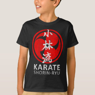 Camiseta Shorin Ryu Karate Símbolo Kanji Japão Arte Marcial