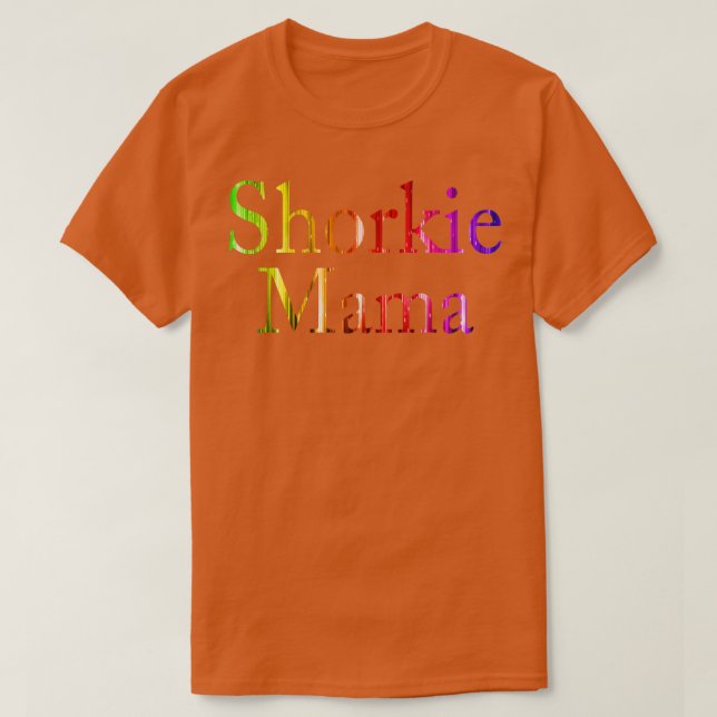 CAMISETA SHORKIE MAMA (Frente do Design)