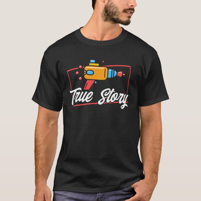 Camiseta Short People True Story Sarcastic Short (Frente)