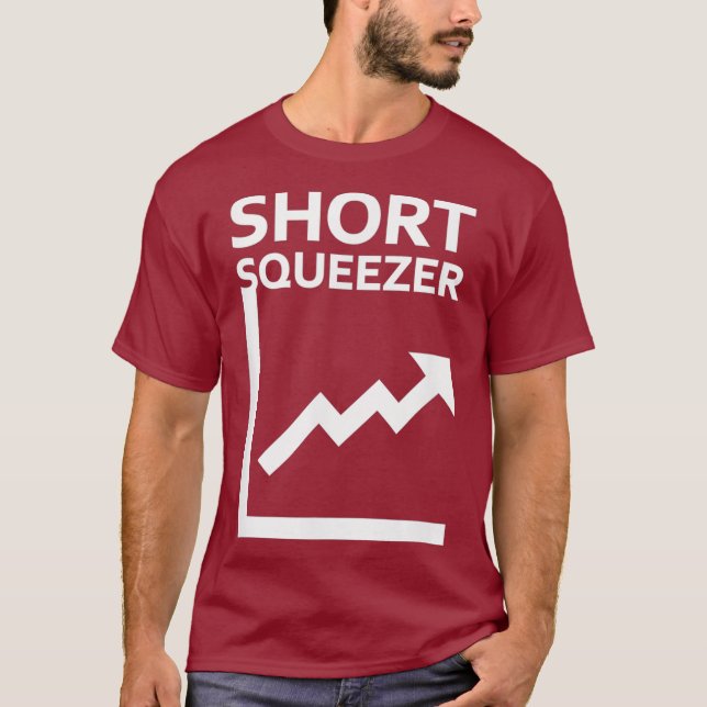 Camiseta Short Squeezer - Wall Street Bets Meme Stock (Frente)