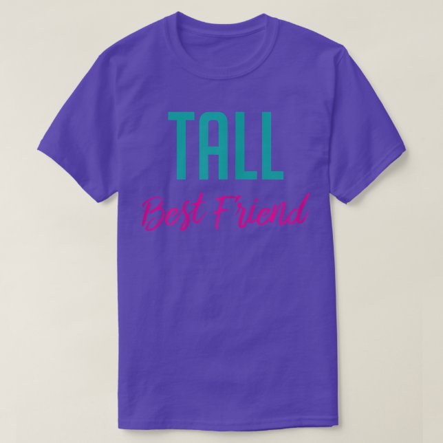 Camiseta Short Tall Best Friend T Shirts - Matching BFF Out (Frente do Design)