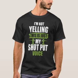 Camiseta Shot Pu Shot Put Voice Piada Shot Putter
