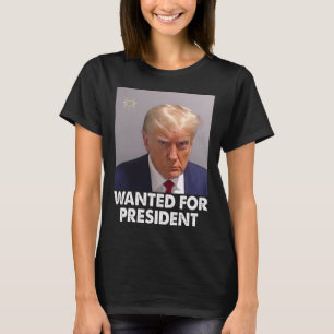 Camiseta Shot Trump Engraçado Queria O Presidente 2024