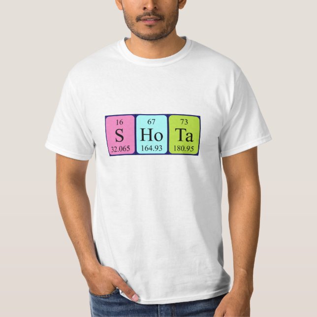 Camiseta Shota periodicamente mesa (Frente)