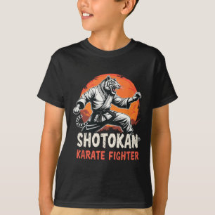 Camiseta Shotokan Karate Fighter Martial Arts Tiger Funny K