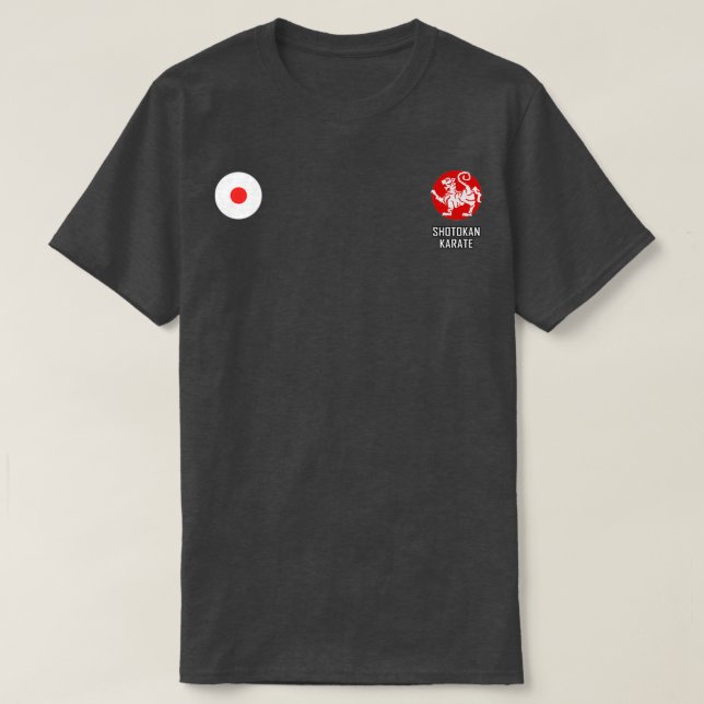 Camiseta Shotokan Karate Japan Flag (Frente do Design)