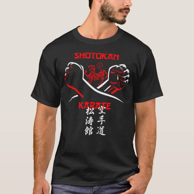 Camiseta Shotokan Karate Kumite Mãos - Karate T-Shirt (Frente)