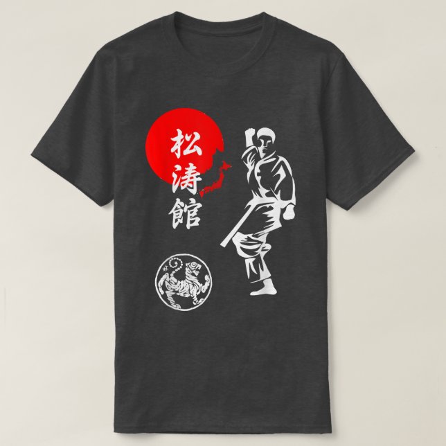 Camiseta Shotokan Karate Spirit Martial Arts Japan Budo Des (Frente do Design)