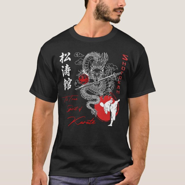 Camiseta Shotokan Karate True Spirit por Zanshin-Art T-Shir (Frente)